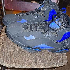 Jordans size 12 good shape black blue lagoon